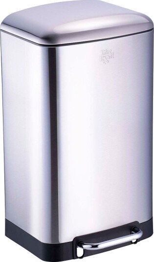 Dirt Devil pedalbøtte med soft close (30 liter) stål