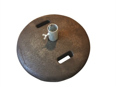 Jo Safety Løsfot i gummi for midlertidig feste av Ø 60 mm skiltstolpe 25 kg 21100009