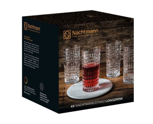 Nachtmann Ethno longdrinkglass 43,4 cl 4-pakning Klar 1735005-03-0 1735679-01-0 Nachtmann Ethno longdrinkglass 43,4 cl 4-pakning Klar 1735005-03-0 1735679-01-0