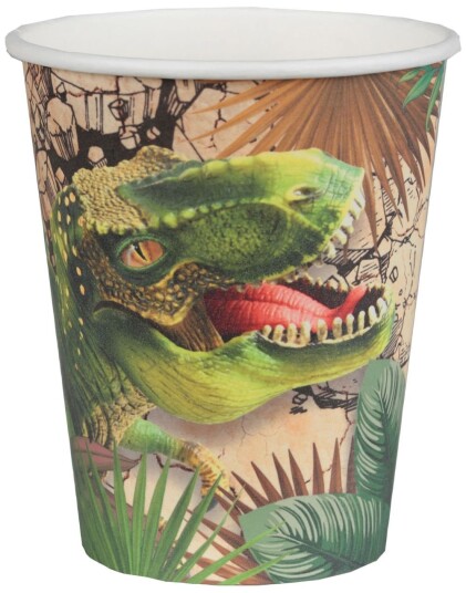 Santex 10 Stk Jurassic Dino Pappkrus 270 ml 7286
