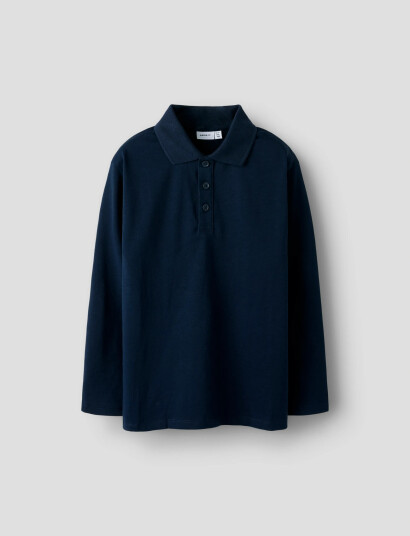 Name It Nkmkally Ls Nreg Polo Navy 134 140