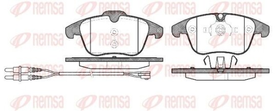 Bremseklosser REMSA 1249.01