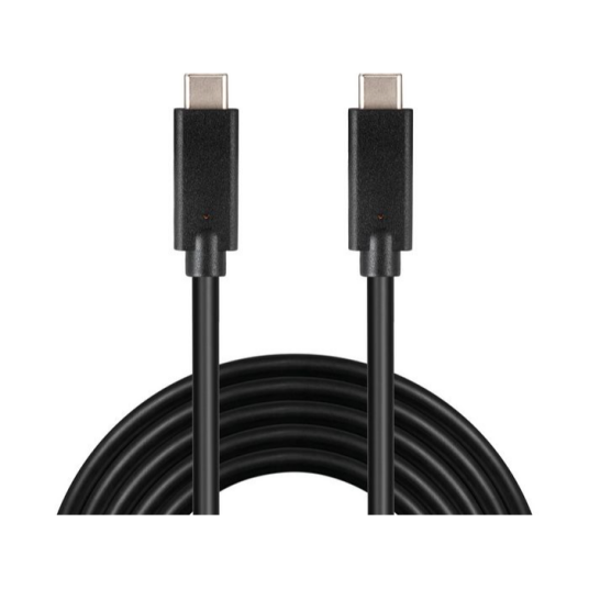 Sandberg USB-C Kabel 3.2 Gen 2 2m 65W Hankjønn Svart