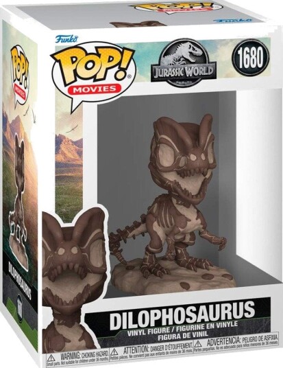 Northix Jurassic World Dilophosaurus Actionfigur 6 Tommer