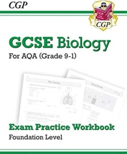 Gcse Biology Aqa Exam Practice Workbook - Foundation Av Cgp Books