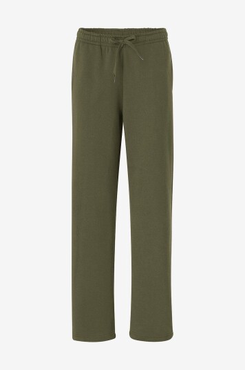 Gina Tricot Sweatpants Basic Straight Grønn
