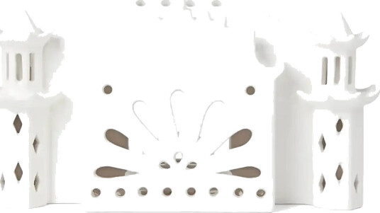Kähler Urbania Tivoli Lyshus Pantomime Teatret Hvid   White   H10CM