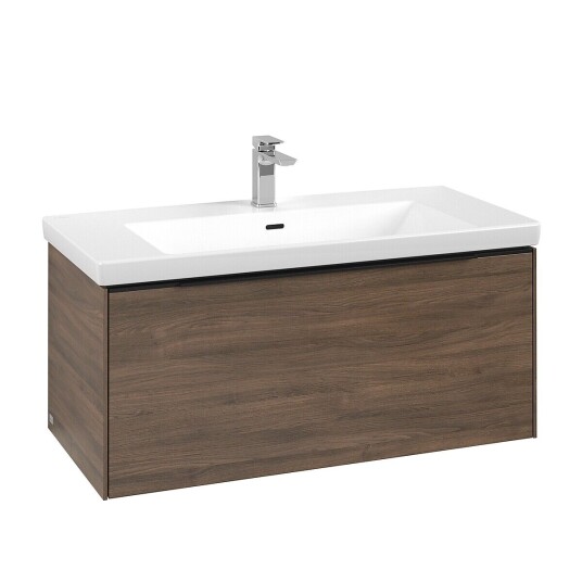 Villeroy & Boch Subway 3.0 Servantskap m/1 skuff 973x429x478 mm Arizona Eik Villeroy & Boch Subway 3.0 Servantskap m/1 skuff 973x429x478 mm Arizona Eik