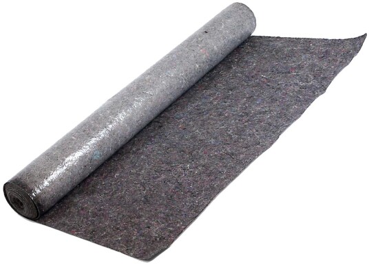 MALERFILT 10x1m 200gr (16/160) DEKKFILT m/PLASTBAKSIDE @Blue MALERFILT 10x1m 200gr (16/160) DEKKFILT m/PLASTBAKSIDE @Blue