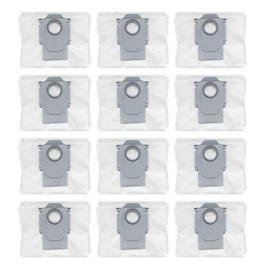 INF Støvsugerposer i 12 pakning  Roborock S7 Maxv Ultra / S7 Pro Ultra / Q5 / Q5 Plus / Q7 / Q7 Plus / Q7 MAX / Q7 Max Plus