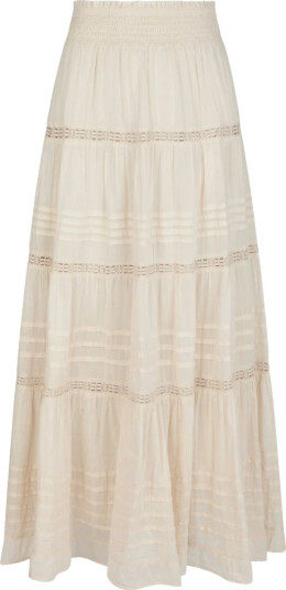 Neo Noir Dame Skjørt Beige L,