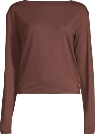 Casall Delight Drapey Long Sleeve Brown XS Casall Delight Drapey Long Sleeve Brown XS