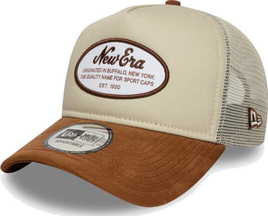 New Era Oval Patch Suede Trucker Newe Stndau Onesize Capser