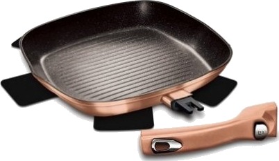 Berlinger Haus Bh/1950 Rektangulær Grillpanne Rosegull Aluminium 2,1 L Keramisk Gass Induksjon Berlinger Haus Bh/1950 Rektangulær Grillpanne Rosegull Aluminium 2,1 L Keramisk Gass Induksjon