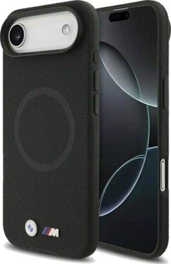 BMW M FW Metal Logo MagSafe Case for iPhone Air Black
