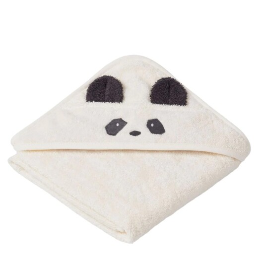 Badehåndkle Liewood Panda Creme de la creme Badehåndkle Liewood Panda Creme de la creme