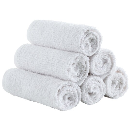 PULSIVA Vaskeklut Zelos 30x30 cm (BxL) Hvit 30 Stykk / Forpakning