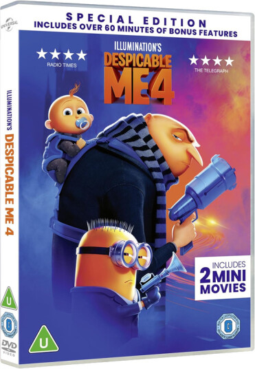 Despicable Me 4 / Grusomme Meg 4 DVD