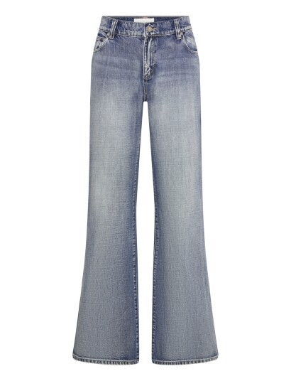 ABRAND 99 Low Baggy Flare Tall Keira Mid Vintage Blue   Blue   W24