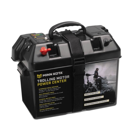 Minn Kota Batteriboks 1x10A + 1x60A Automatsikring