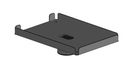 ERGONOMIC SOLUTIONS TM-T88 TSP100 & TSP600 printer plate Black