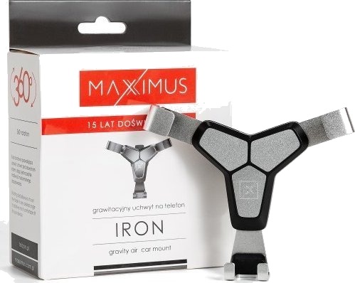 Maxximus Bilholder Maxximus Iron Czarny/Srebrny Gravitasjons /Til Holder Til Mobil Maxximus Bilholder Maxximus Iron Czarny/Srebrny Gravitasjons /Til Holder Til Mobil