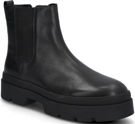 Calvin Klein Lugged Chelsea Boot Tu Lth - TRIPLE BLACK - 40 x 40