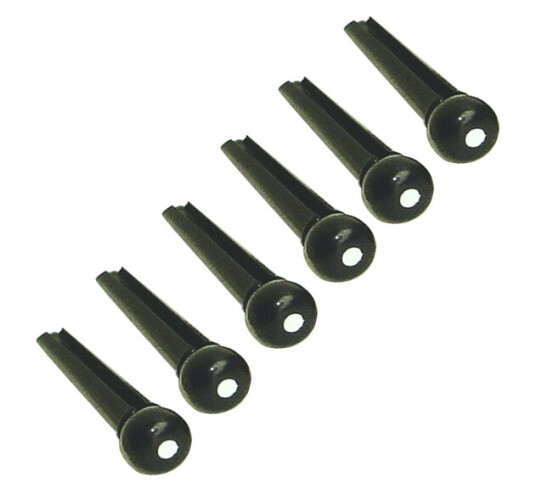 Soundsation 2086 Bridge Pin ABS Black/White dot