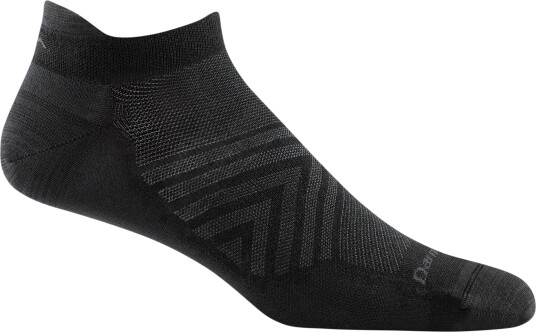 Darn Tough Men's Run No Show Tab Ultra-Lightweight Black XXL (50-53), Black