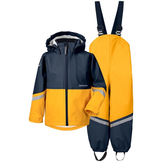 Didriksons Kids' Waterman C Set Oat Yellow 70, Oat Yellow Didriksons Kids' Waterman C Set Oat Yellow 70, Oat Yellow