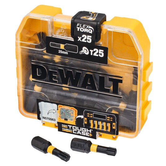 Dewalt T25 Torsjonsbitssett 25 mm - 25 deler
