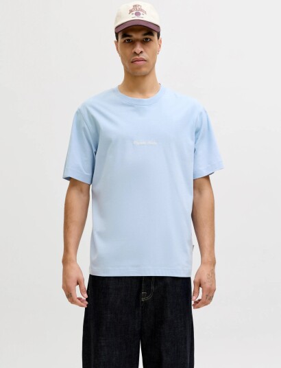 Jack & Jones Jornorrebro Emb Tee Ss Crew Neck Noos Blue M Jack & Jones Jornorrebro Emb Tee Ss Crew Neck Noos Blue M