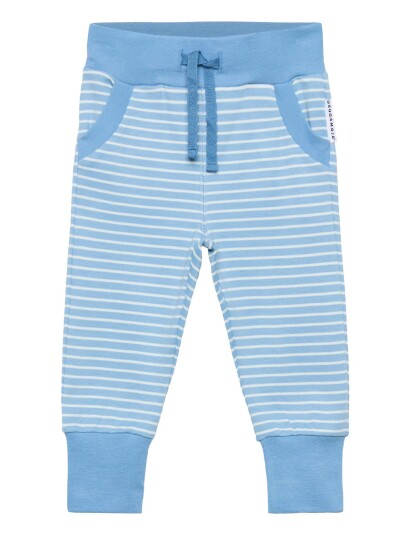 Geggamoja Long Pants Striped   Blue   134/140