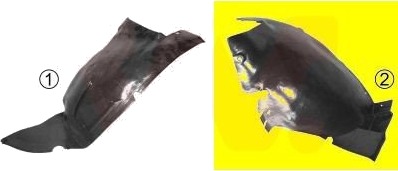 Innerskjerm plastikk VAN WEZEL 4028436
