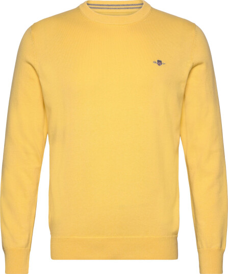 GANT Classic Cotton C Neck Yellow XL GANT Classic Cotton C Neck Yellow XL
