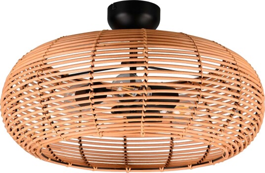 Trio Inga Taklampe 50cm 40W med 3 p??rer Rattan