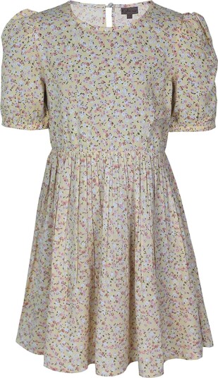 Kids Up Jadee 739 Kjole Small Flowers Yellow Sun (104/110 : 4 5 år)
