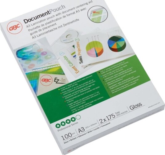 Lamineringslomme Gbc A3 175 Micron (100 Stk.)