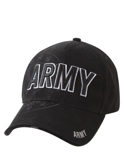 Rothco Deluxe US Baseball Cap Svart Rothco Deluxe US Baseball Cap Svart