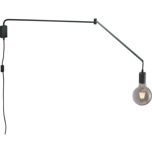 Line Vegglampe E27 Svart Line Vegglampe E27 Svart