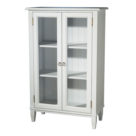 Englesson - Stockholm 537wwd Whitewash - Skap Og Vitrineskap - Tre Farget,Hvit - Glass/mdf/tre