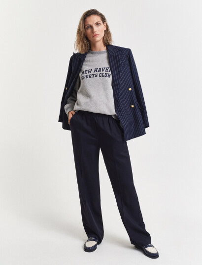 GANT Fluid Pants - Navy - 34