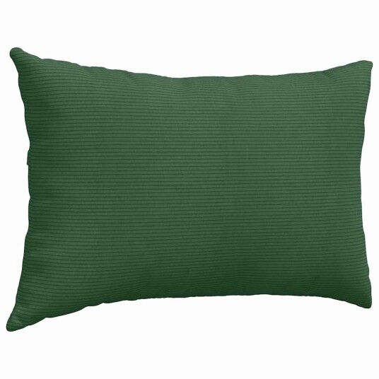 Sofaputer 2 pcs Mørkegrønn 60 x 40 cm Corduroy stoff