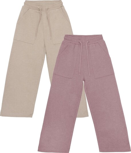 Minymo Sweat Pant (2-Pack) - Multi/patterned - 116