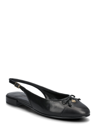 Tory Burch Cap-Toe Slingback Ballet - Black - 40.5 Tory Burch Cap-Toe Slingback Ballet - Black - 40.5
