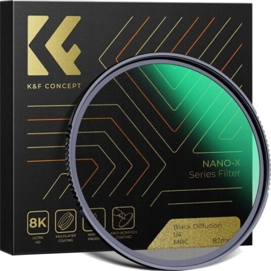 K&F 52 Mm Diffusjonsfilter Hd Svart (Kf01.1477)