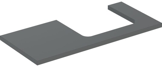 Geberit One 505.324.00.3 Benkeplate 105 cm Lava
