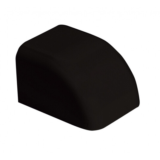 ENDEAVSLUTNING TIL KANAL 80X60MM SORT