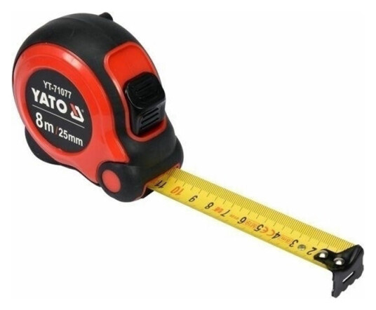 Yato Målebånd 8 m x 25 mm Gul Yato Målebånd 8 m x 25 mm Gul