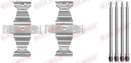 Tilbehørsett, skivebremse belegg QUICK BRAKE 109-1643